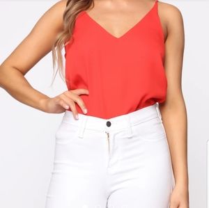 Fashion nova Essential Camy (Cherry)